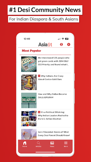 Asia91: Desi News in USA Screenshot 3