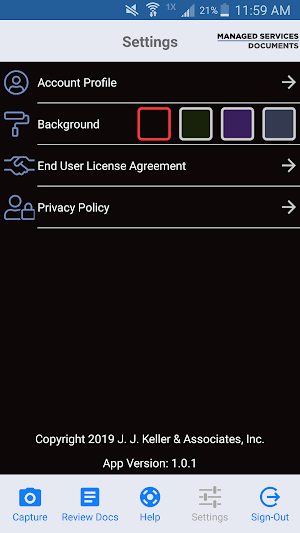 Managed Services Documents Screenshot 3