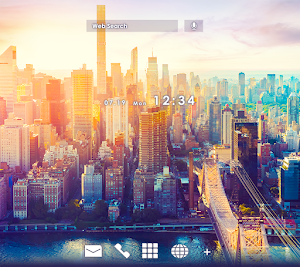 Photo Wallpaper New York City Sunrise Theme Screenshot 0