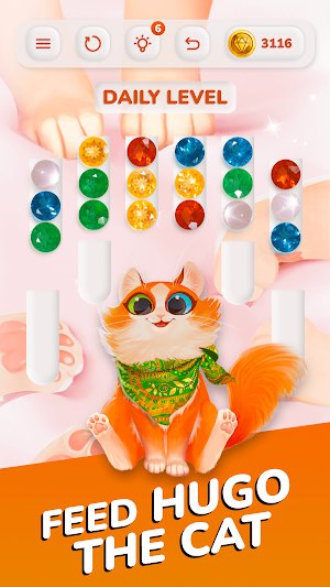 Dazzly Sort: Diamond Puzzle Screenshot 2