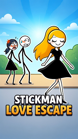 Stickman Love Escape Puzzle Screenshot 0