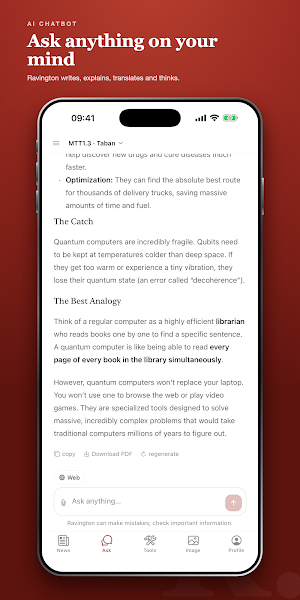 Ravington: AI News & Tools Screenshot 2
