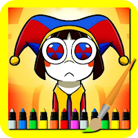 Digital Circus Coloring