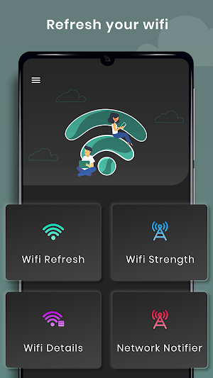 Wifi Refresh With Wifi Signal Strength Screenshot 0