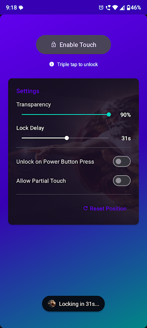 SafeTouch Screenshot 2