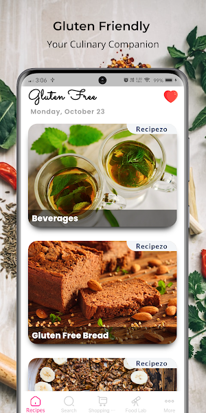 Gluten Friendly Recipes Screenshot 0