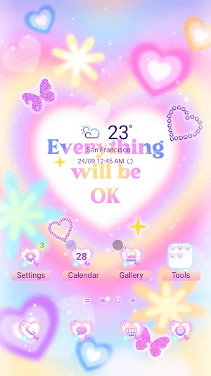 Pastel Everything OK-Wallpaper Screenshot 0