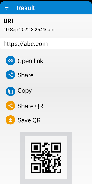 QR Generator & QR Reader Screenshot 2