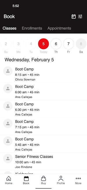 Inspire Fitness Studio Screenshot 1
