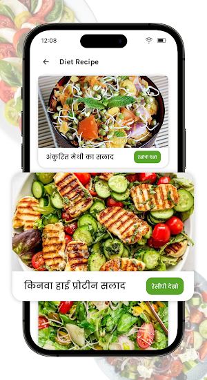 Diet Healthy Recipes in Hindi Screenshot 1