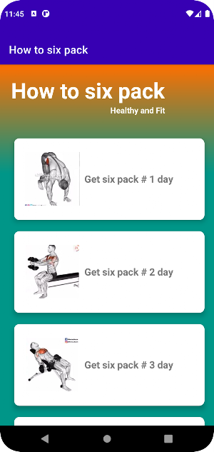 How to six pack Screenshot 0