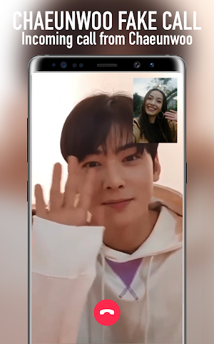 Chaeunwoo Fake Call Screenshot 2