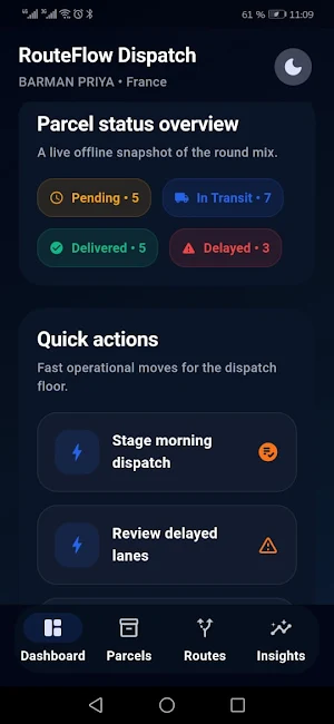 RouteFlow Dispatch Screenshot 0