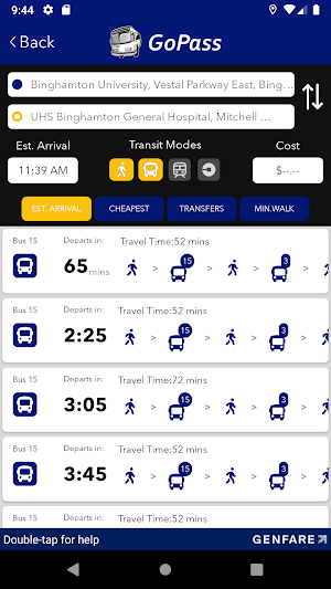 Broome County Transit GoPass Screenshot 3