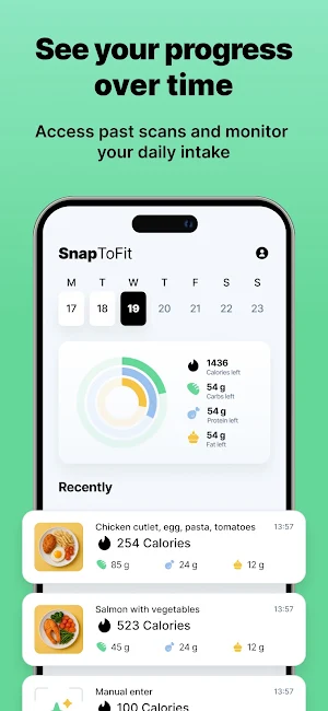 AI Calorie Tracker: SnapToFit Screenshot 2