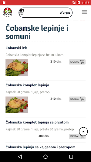 Alideda - Dostava Hrane Screenshot 1