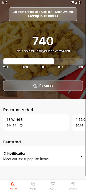 Jax Fish Shrimp and Chicken Screenshot 0