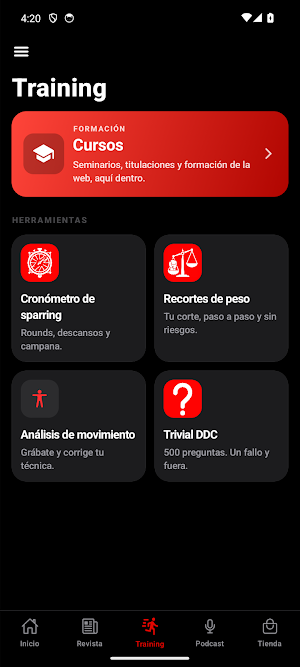 Deporte de Contacto Screenshot 1
