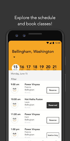 Elements Hot Yoga Screenshot 2