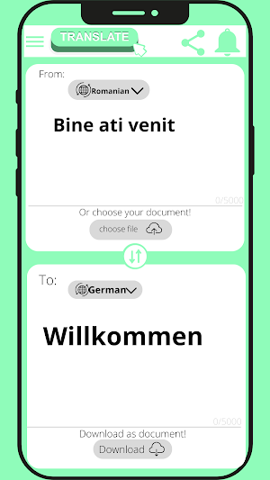 German - Romanian Translator Screenshot 1