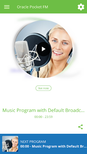 Oracle Pocket FM Screenshot 0