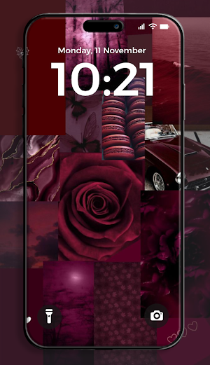 Burgundy Aesthetic Wallpapers Screenshot 0