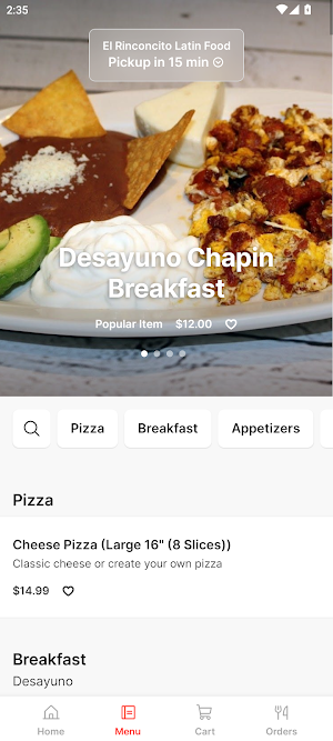 El Rinconcito Latin Food Screenshot 1