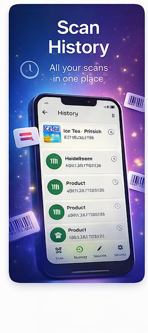 ScanForge: Food & QR Scanner Screenshot 2