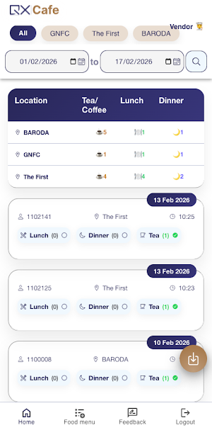 QX Cafe Vendor Screenshot 3