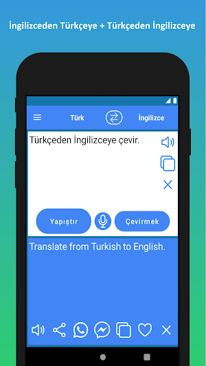 English to Turkish Translator app Screenshot 2