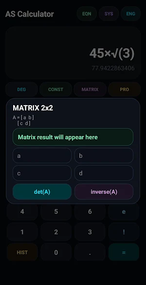 AS Scientific Calculator Screenshot 2