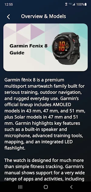 Garmin Fenix 8 Guide Screenshot 2