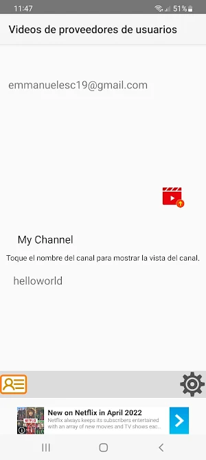 UserProviderVideos Screenshot 0
