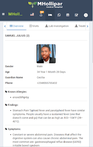 MHollipar Central Hospital App Screenshot 2