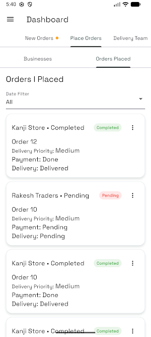 Order Hub Screenshot 1