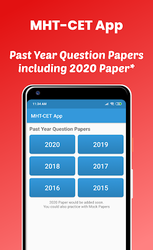 MHT-CET Past Year Question Papers Screenshot 1