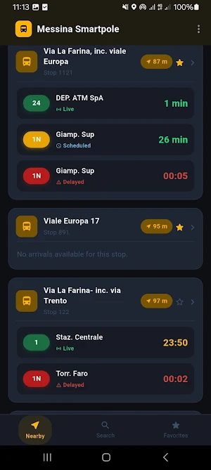 Messina Smartpole Screenshot 1