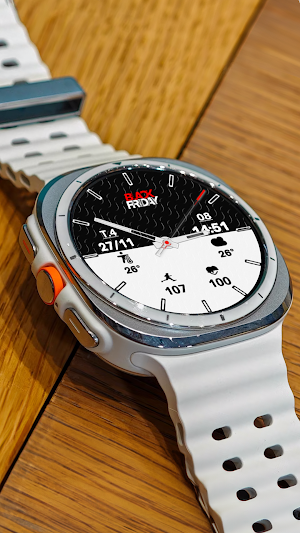 N-SPORT719 Black & White Watch Screenshot 0