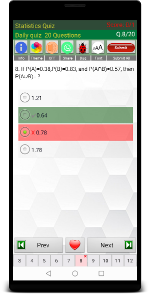 Statistics Quiz Screenshot 2
