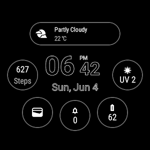 Pixel Slick Watch Face Screenshot 1