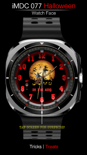iMDC 077 Halloween Watch Face Screenshot 0