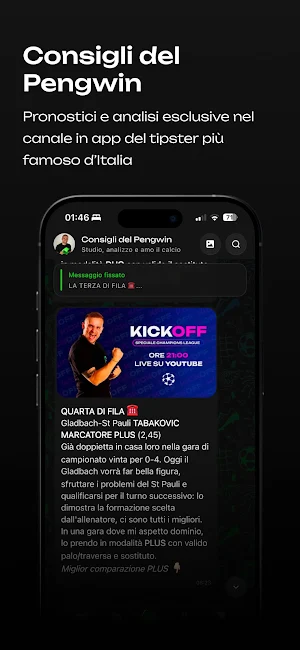 MondoPengwin Pronostici Calcio Screenshot 1