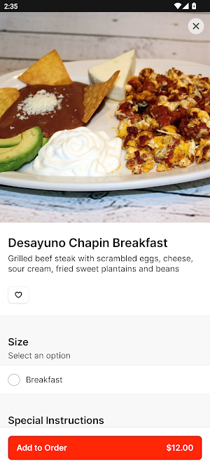 El Rinconcito Latin Food Screenshot 2