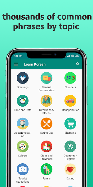 Learn Korean Offline Screenshot 0