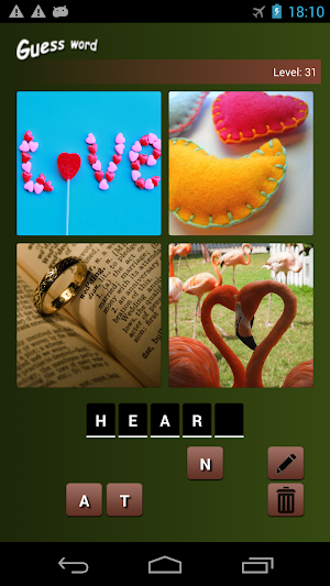 GuessWord (4 pics 1 word) Screenshot 2