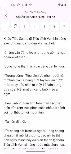 Truyện Kiếm Hiệp Screenshot 2