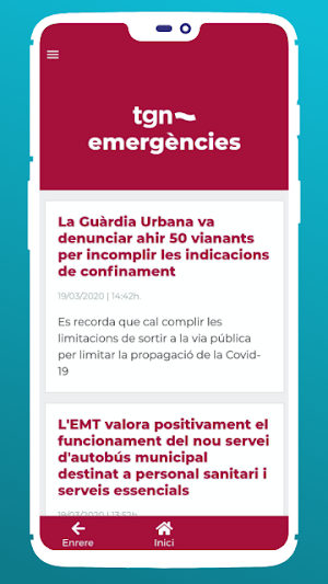 TGN Emergències Screenshot 3