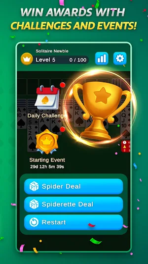 Spider Solitaire Screenshot 3