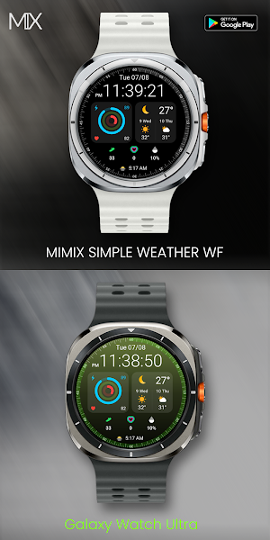 MIMIX Simple Weather Watchface Screenshot 2