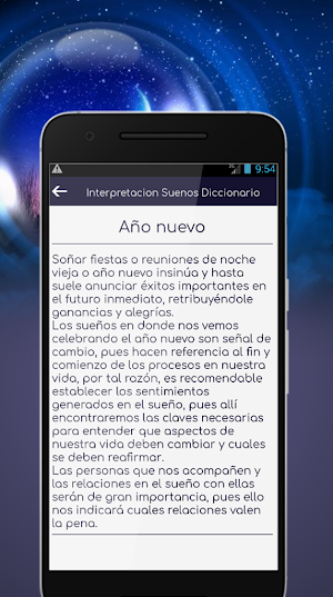 Diccionario de los sueños Screenshot 2